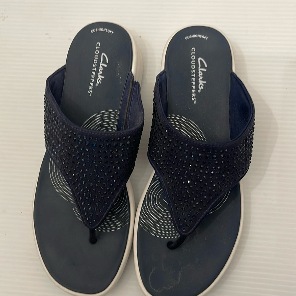 CLACKS CLOUDSTEPPERS SLIDE FLIP-FLOP WOMENS SIZE 8 - Picture 2 of 13